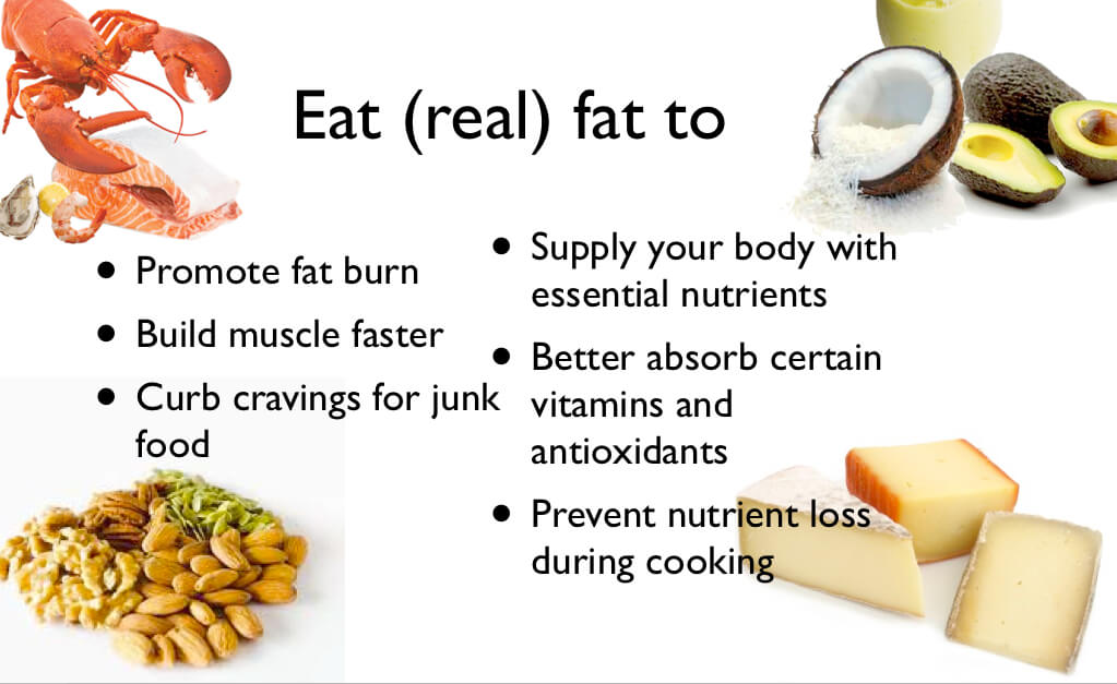 It seems counterintuitive that we need to eat (natural) fats to burn fat, but we do. You are what you eat, but that's not the whole story! Many people on a low-fat diet lose their ability to burn fat, though they can still store it very effectively.