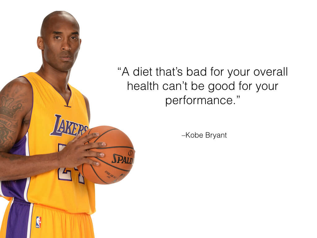 Kobe Bryant's Diet Philosphy