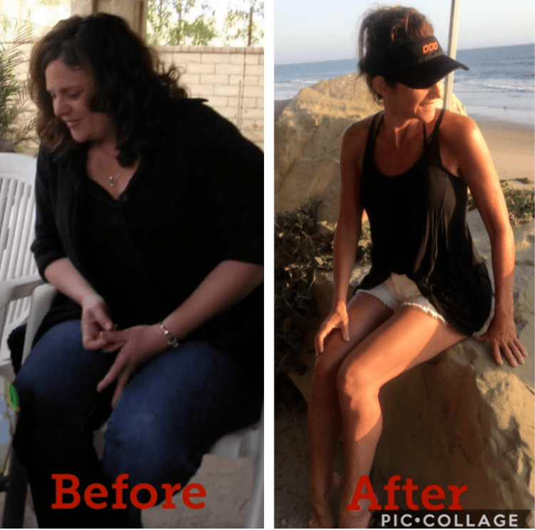 Adrienne - before and after