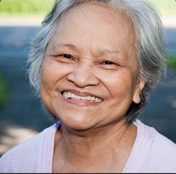healthy menopausal woman from the Philippines
