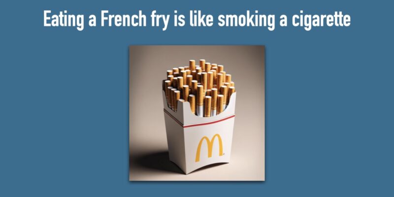 Cigarettes In A McDonald's French Fry Carton