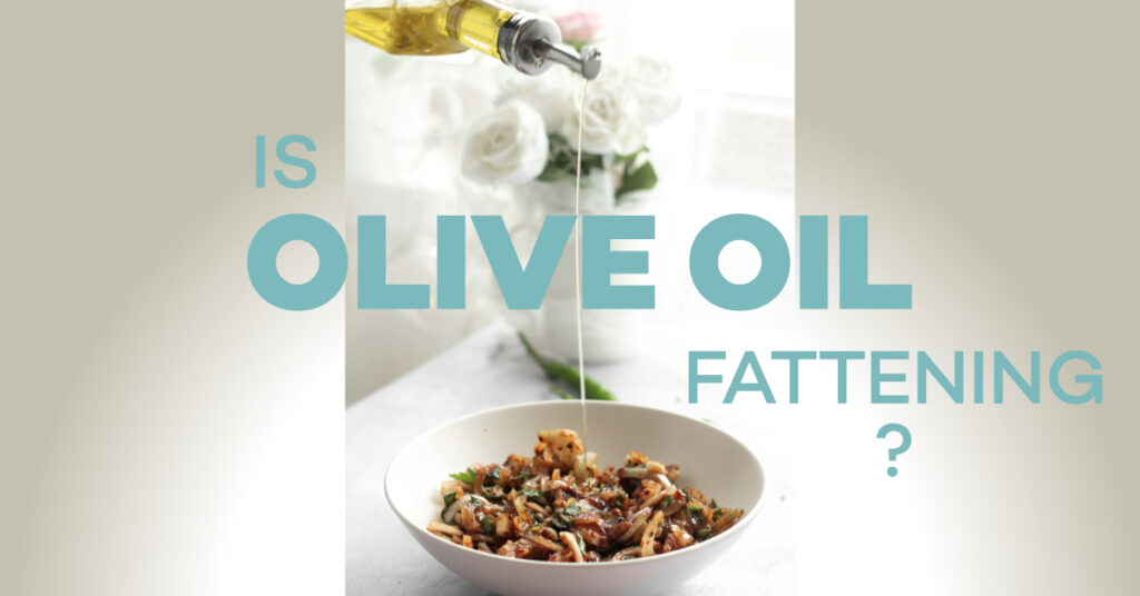 olive oil poured onto a vegetable appetizer